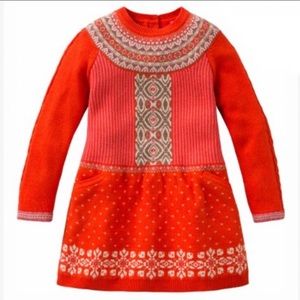 Oilily Girl’s Size 6 Nordic Isle Sweater Dress